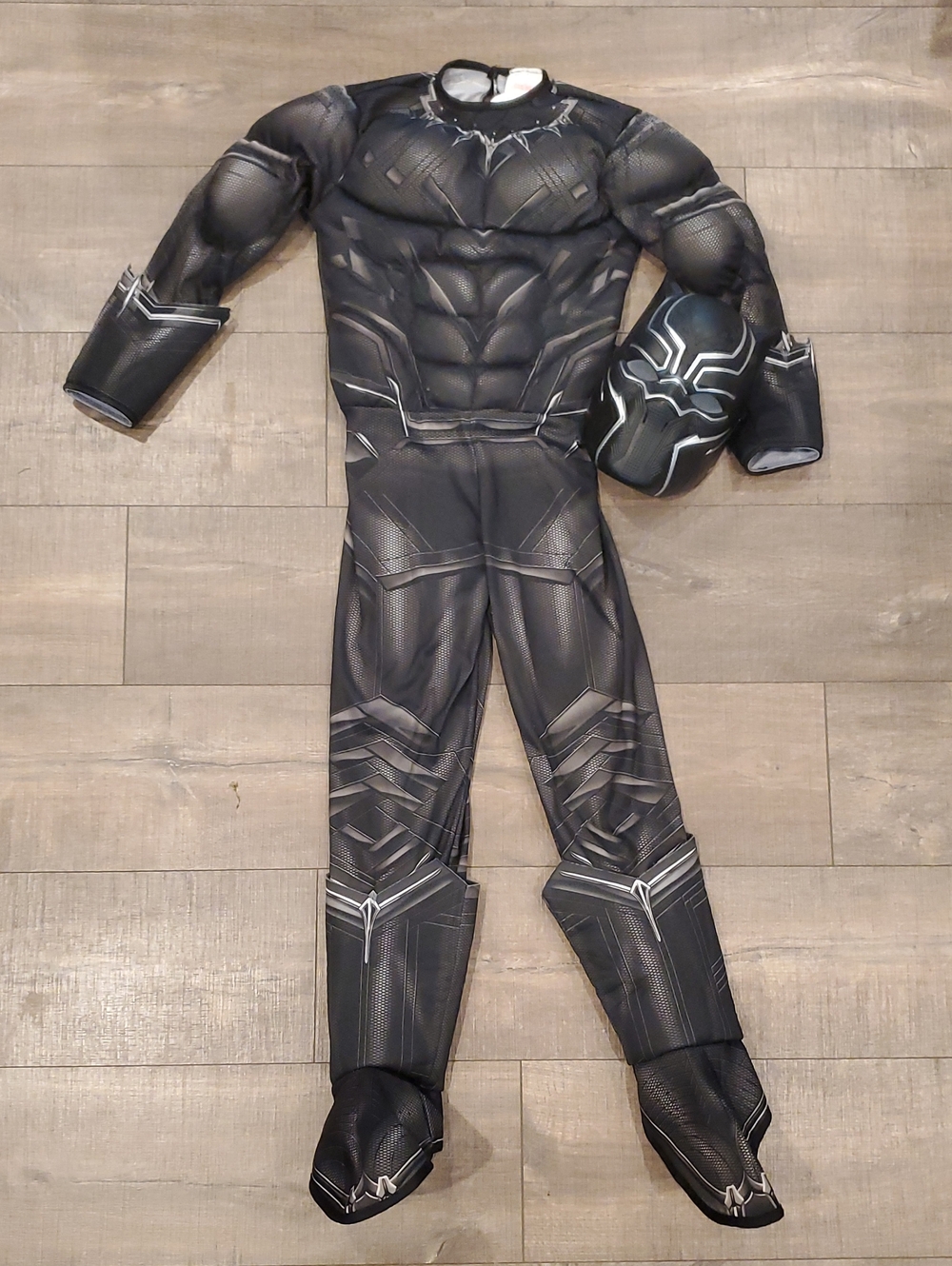 Marvel Black Panther Kids Muscle Costume with Mask